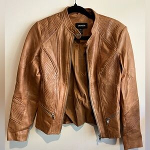 Danier moto jacket genuine leather
